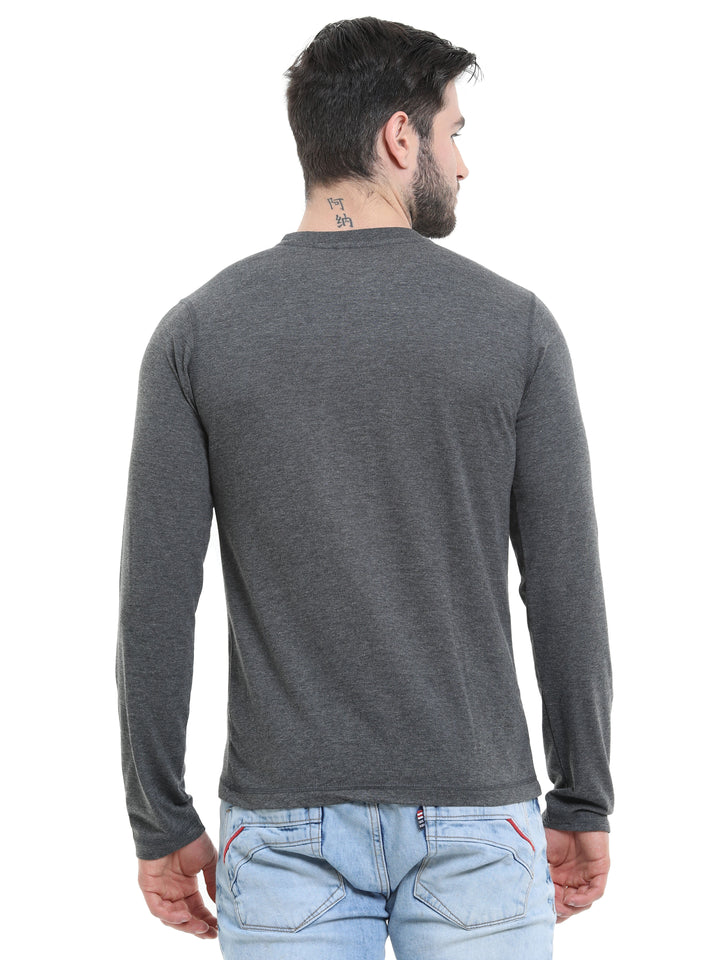 BU 09 Long Sleeve T-Shirt (Charcoal Melange)