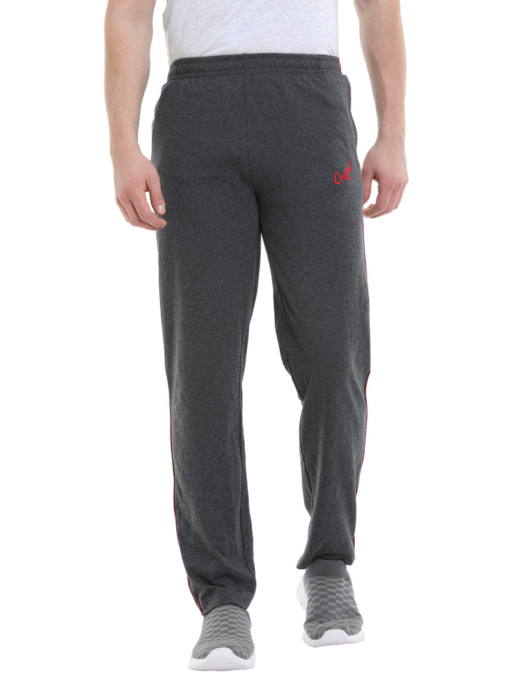 Basic Track Pant-Charcoal Melange