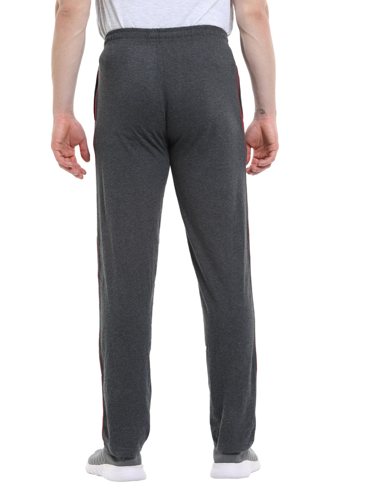 Basic Track Pant-Charcoal Melange