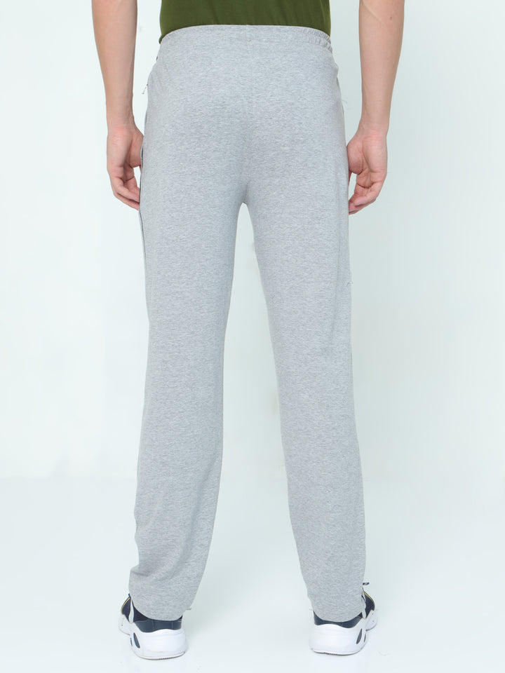 Basic track pant-Gray Melange