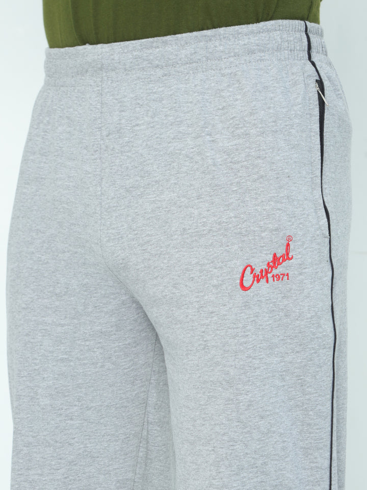 Basic track pant-Gray Melange