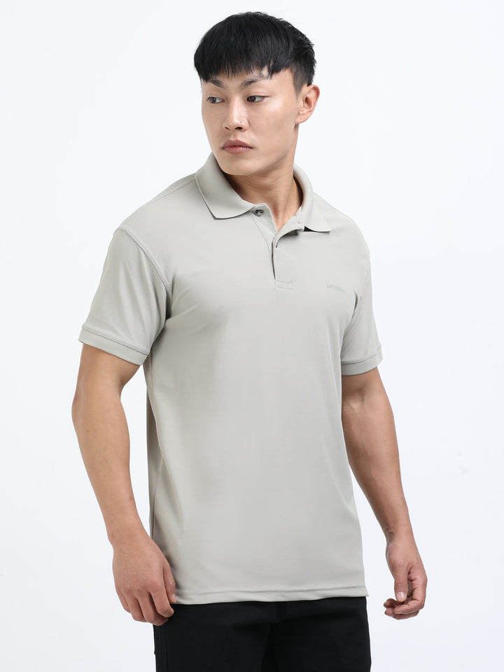 DK 01 Driknit Microfiber Polo Tshirt - Aluminium
