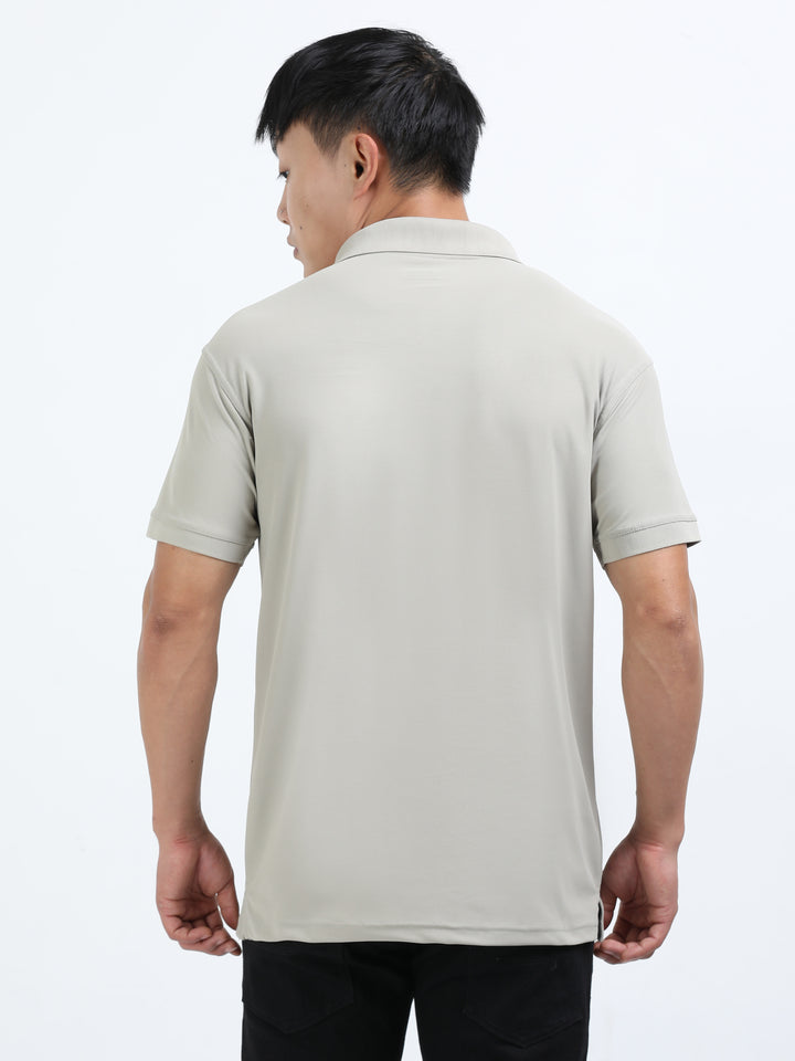 DK 01 Driknit Microfiber Polo Tshirt - Aluminium