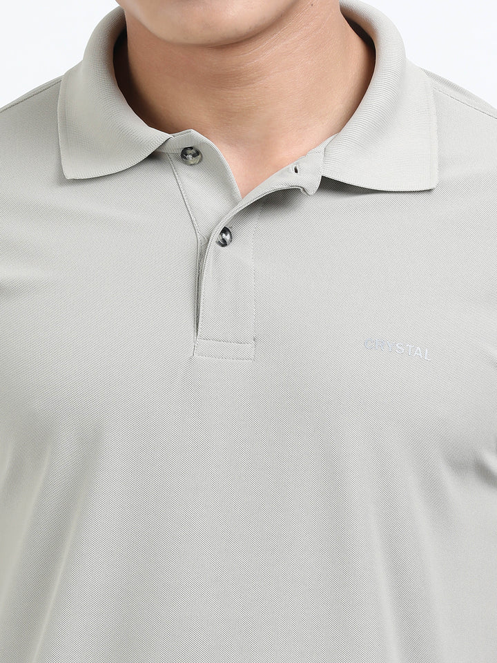 DK 01 Driknit Microfiber Polo Tshirt - Aluminium