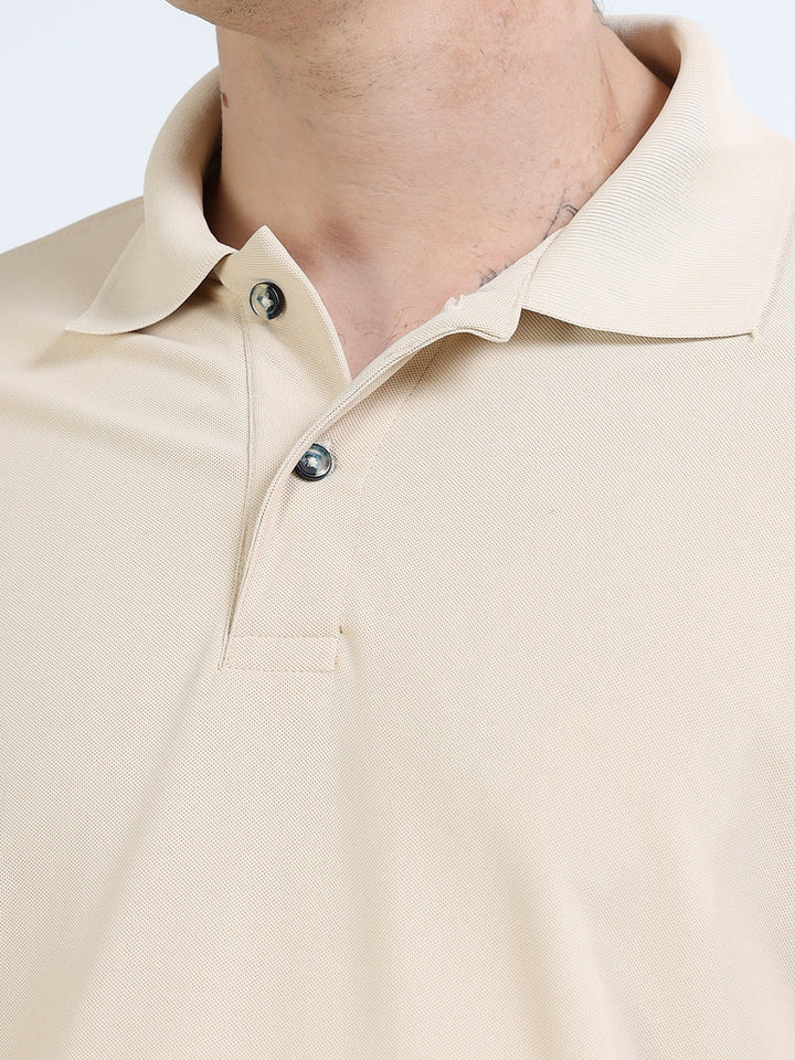 DK 01 Driknit Microfiber Polo Tshirt - Beige
