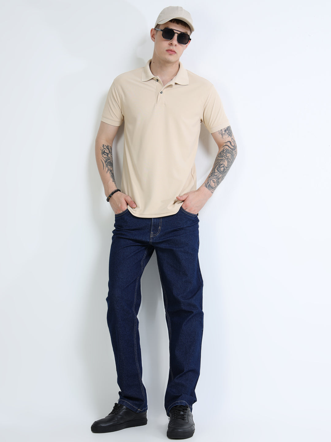 DK 01 Driknit Microfiber Polo Tshirt - Beige