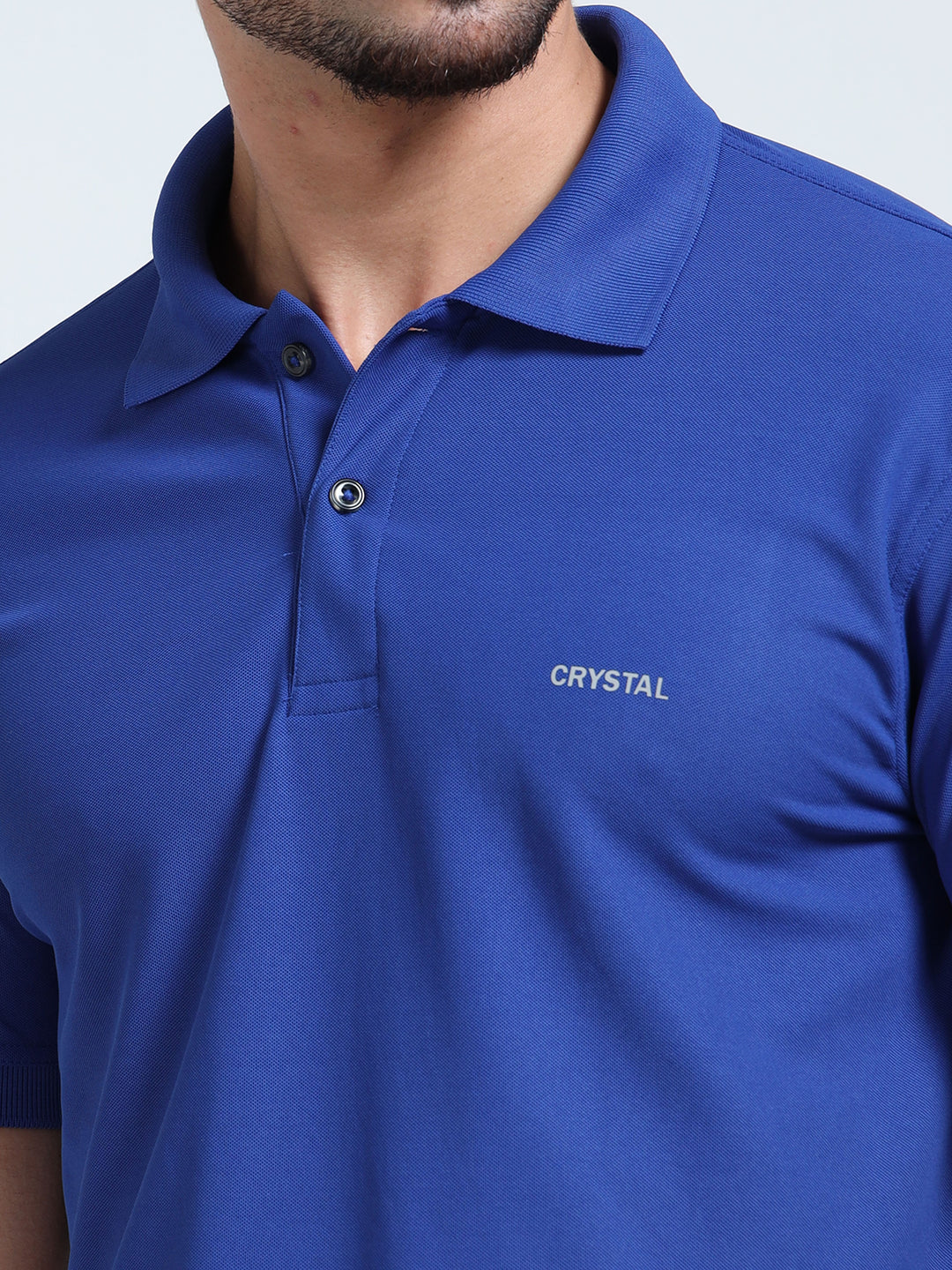 DK 01 polo t-shirt-Imperial Blue