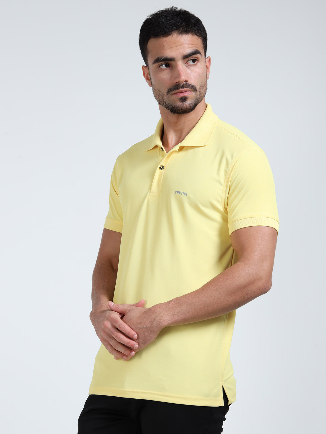 DK 01 polo t-shirt-Sunshine Yellow