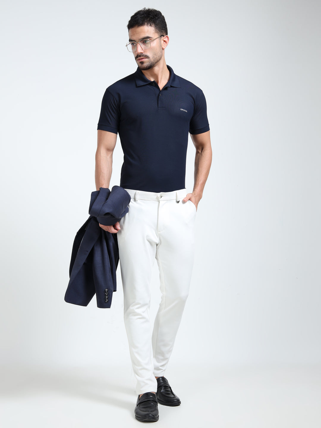 DK 01 polo t-shirt-True Navy