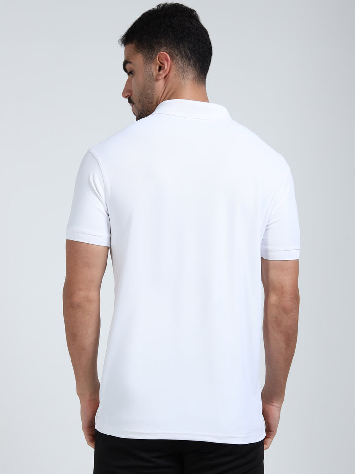 DK 01 polo t-shirt-White