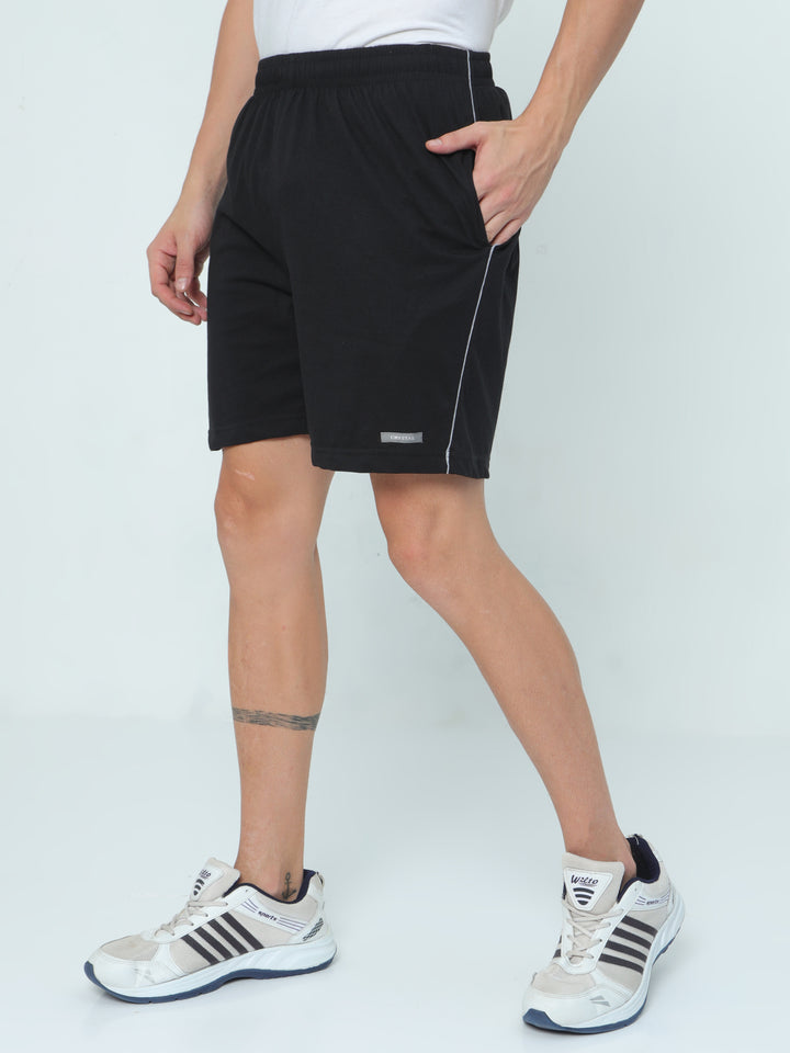 Knit Shorts-Black