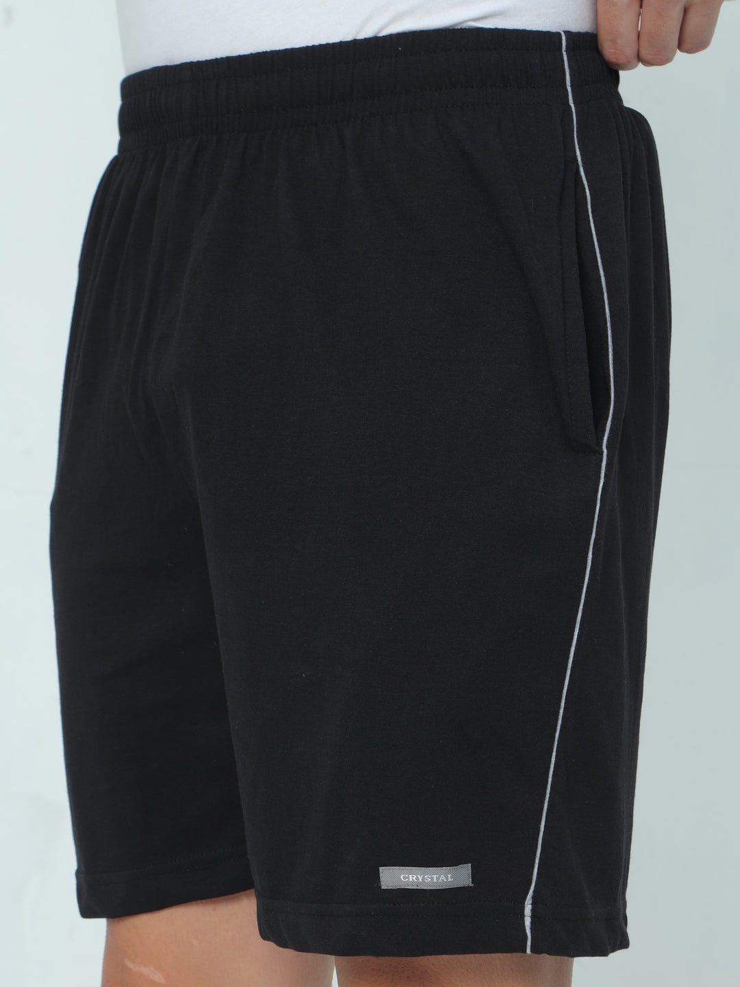 Knit Shorts-Black