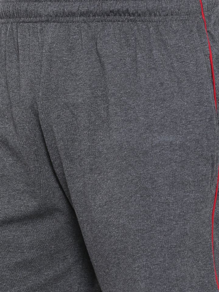 Knit Shorts-Charcoal melange