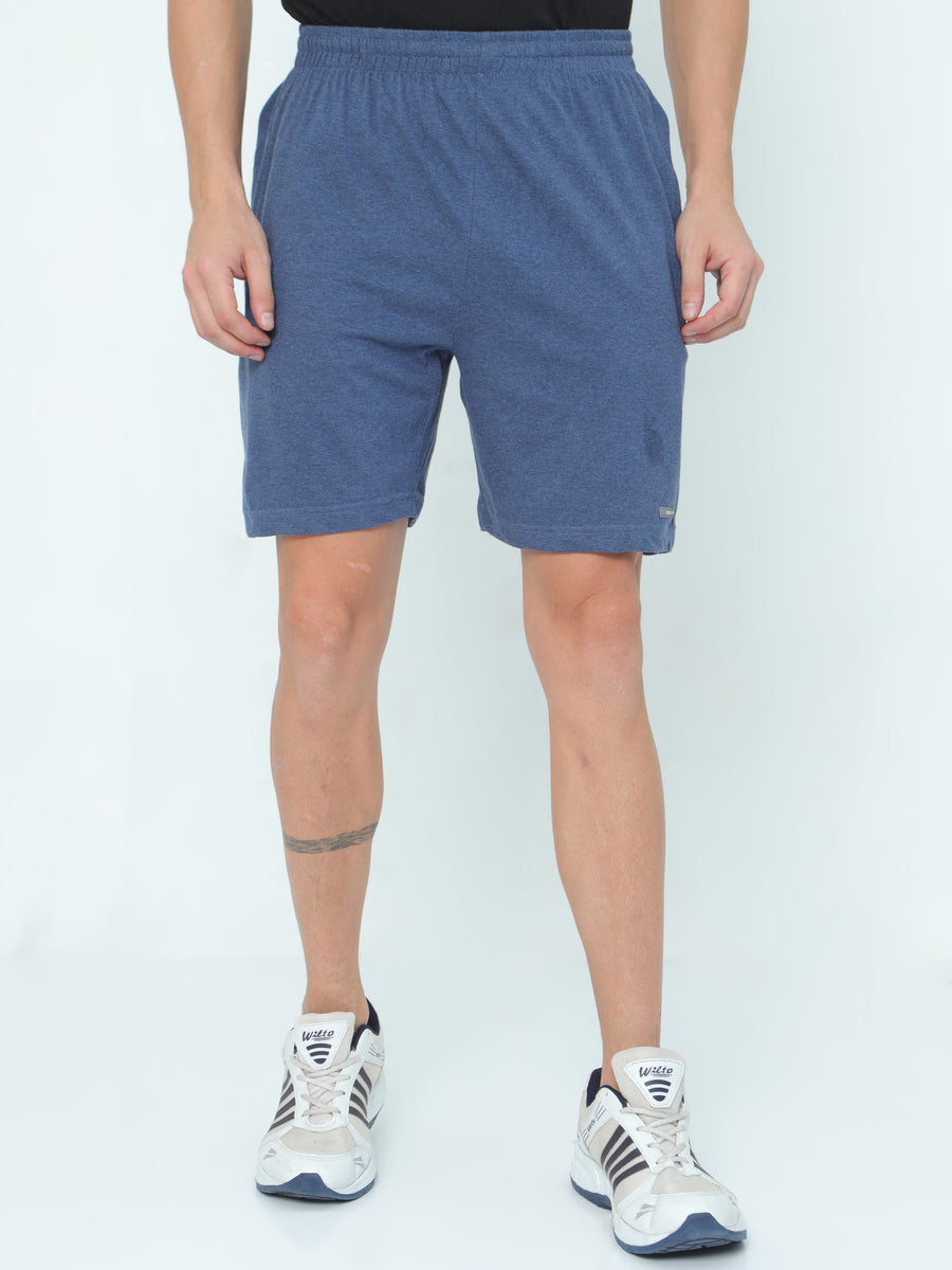 Knit_Shorts-Royal blue
