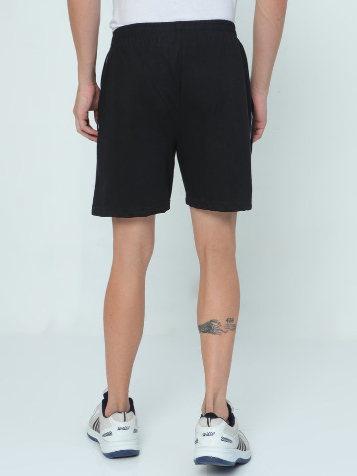 Knit shorts-Black