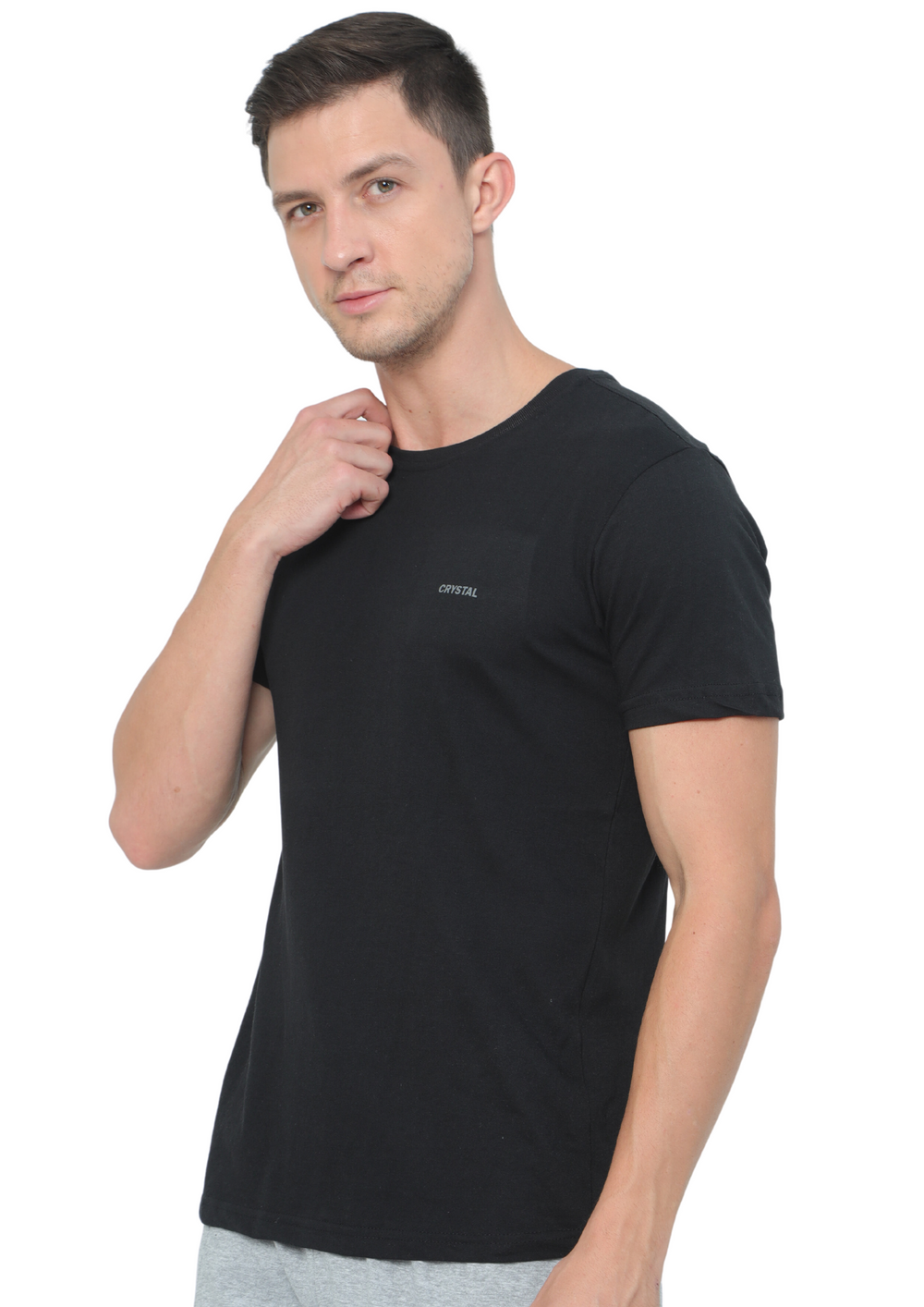 LE03 Crew T-Shirt - Black-1