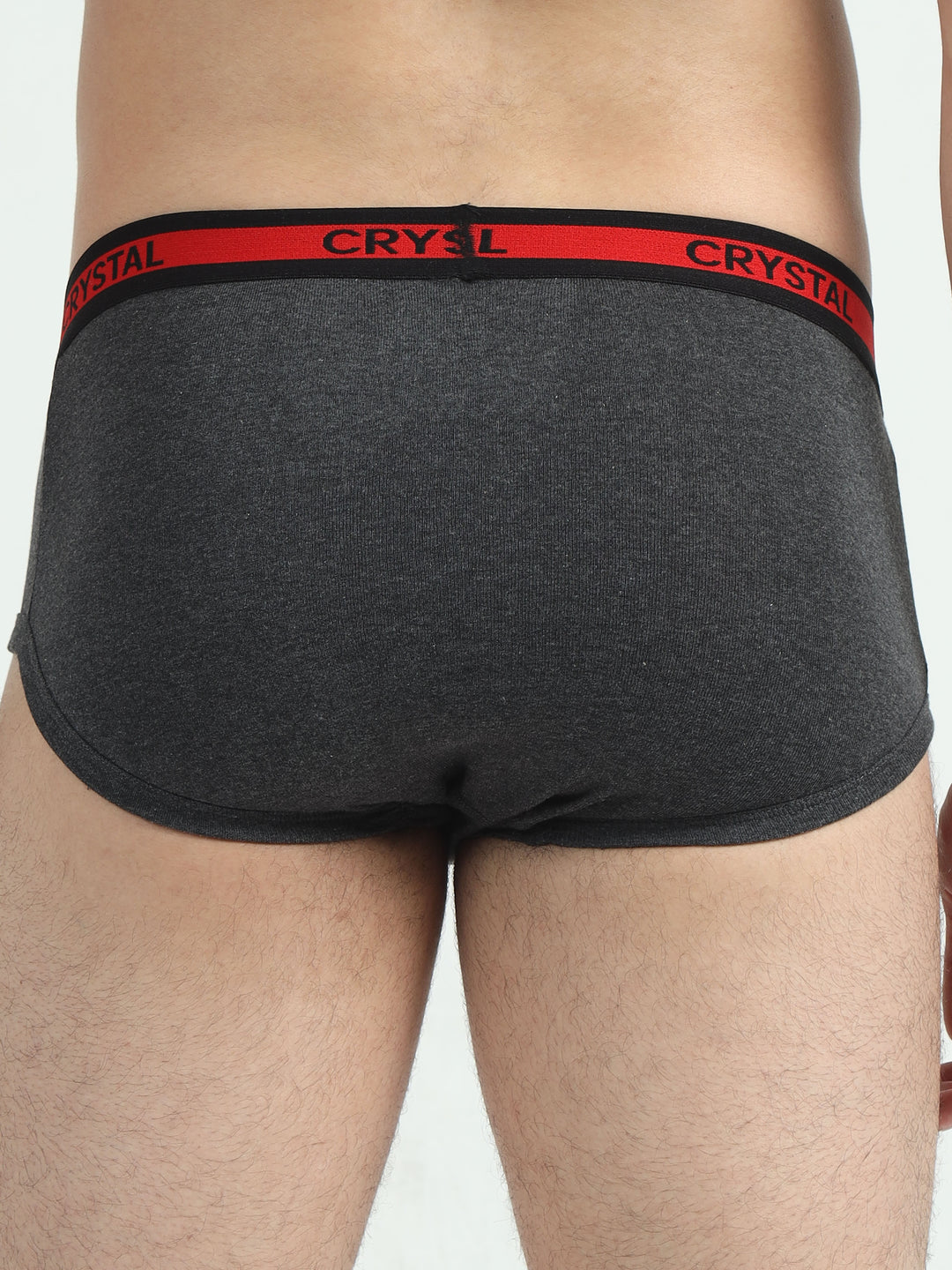 rib brief Charcoal Melange