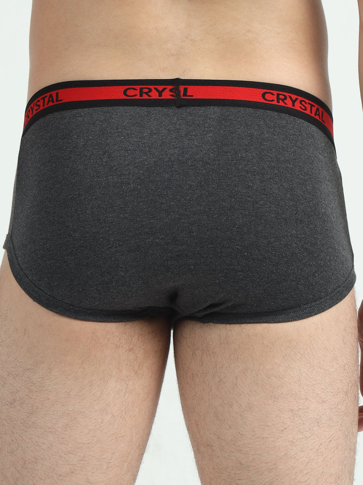 rib brief Charcoal Melange
