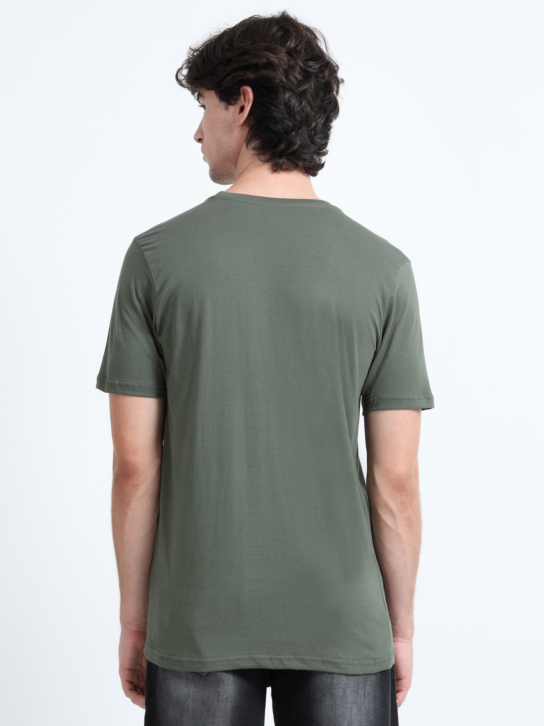 LE03 Crew Tshirt - Olive Green