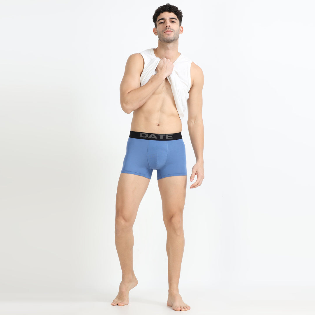 Date Men's Modal Trunks - Frost
