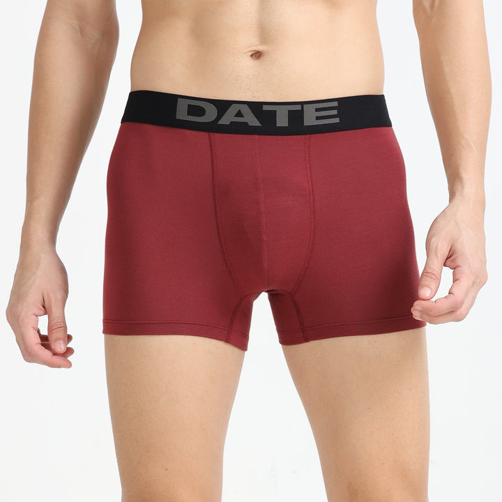 Date Men's Modal Trunks - Chestnut