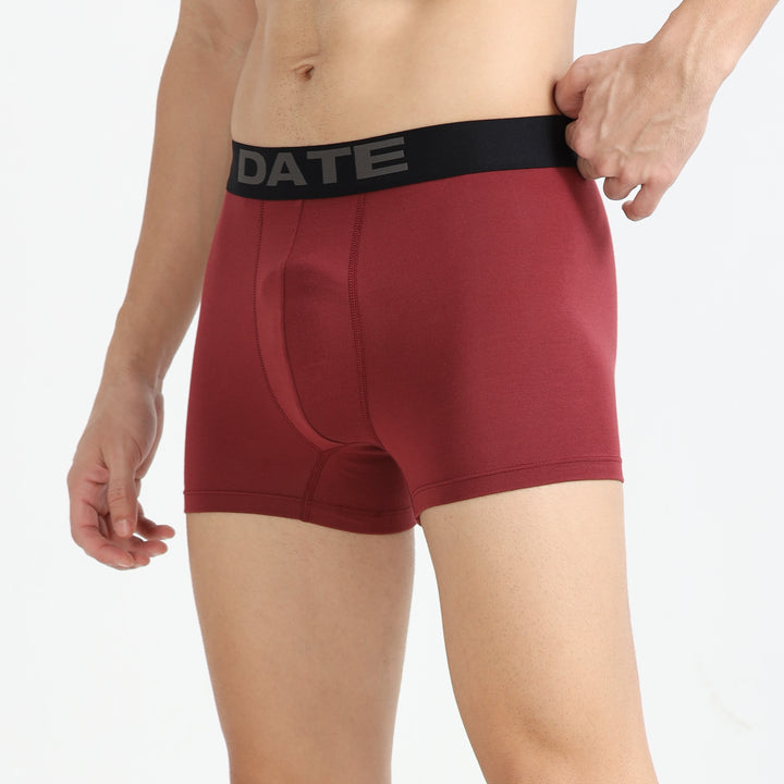 Date Men's Modal Trunks - Chestnut