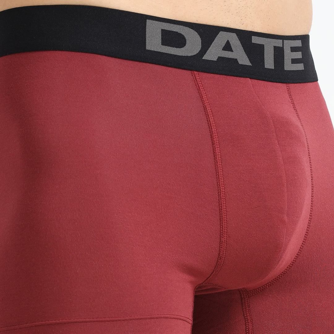 Date Men's Modal Trunks - Chestnut