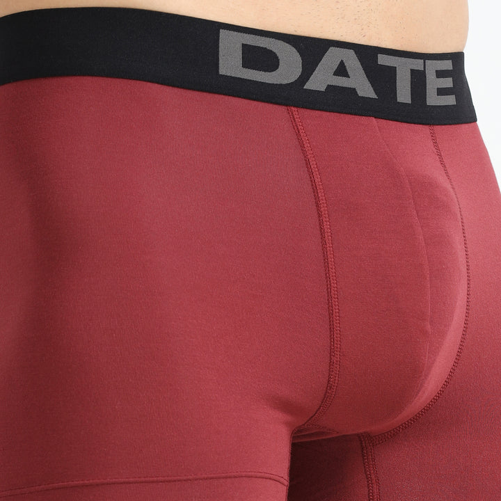 Date Men's Modal Trunks - Chestnut