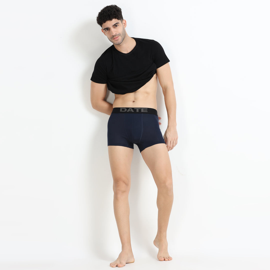 Date Men's Modal Trunks - Storm