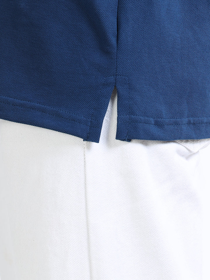 LE 21 Polo T-shirt with Pocket - Diesel Blue