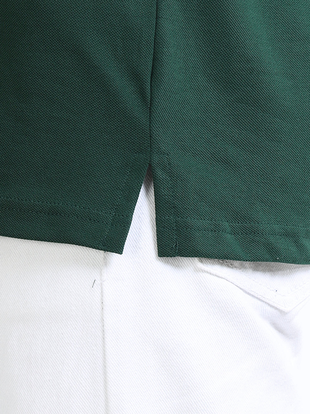 LE 21 Polo T-shirt with Pocket - Pine Green