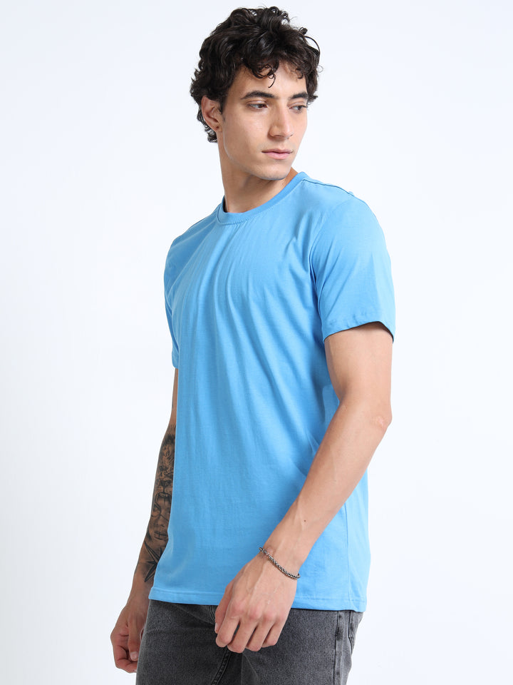 LE 03 Crew T-shirt - Light Blue