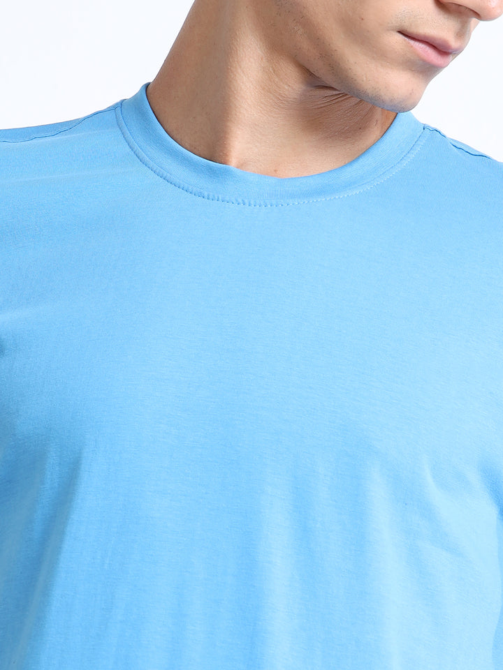 LE 03 Crew T-shirt - Light Blue
