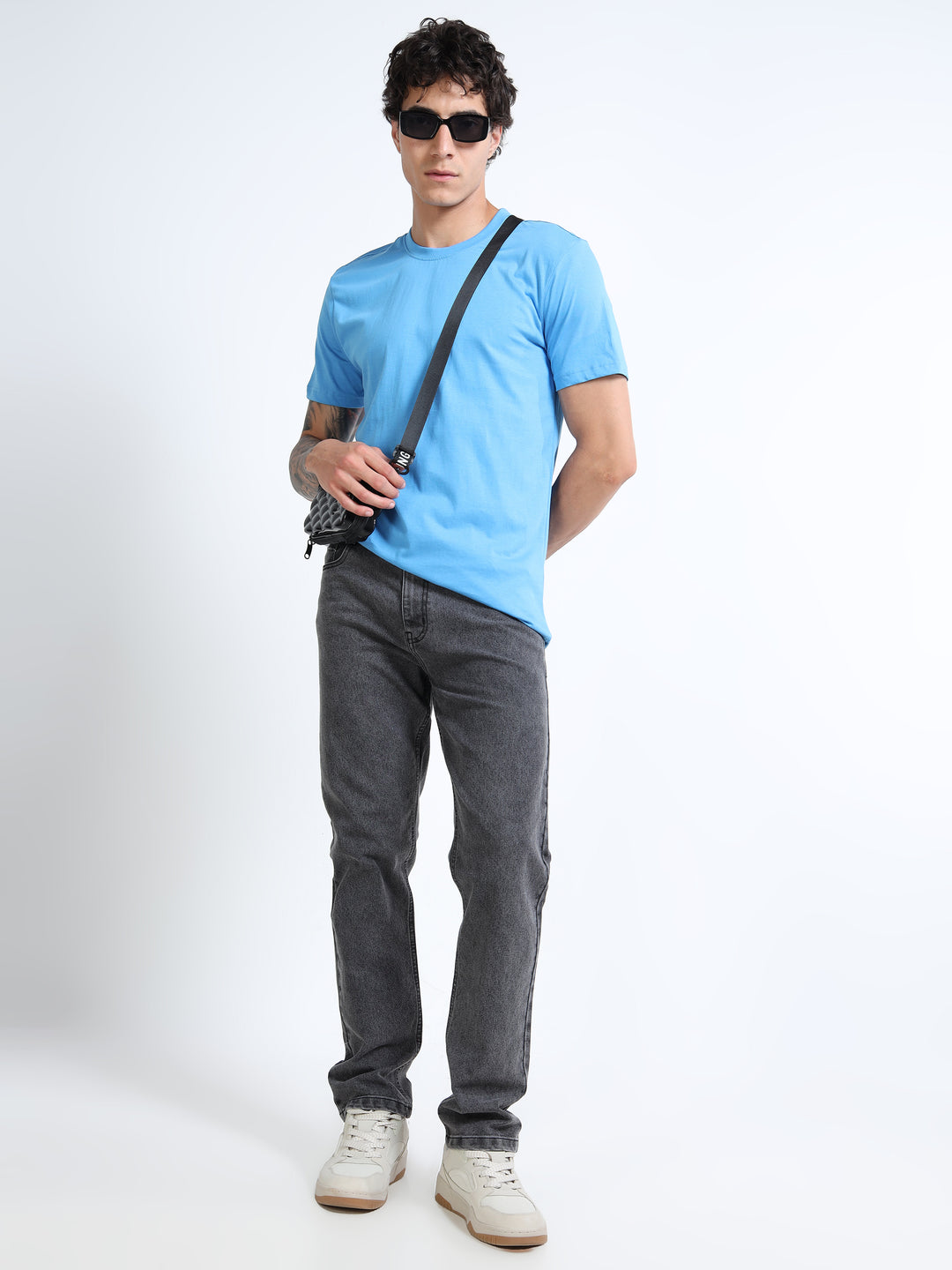LE 03 Crew T-shirt - Light Blue
