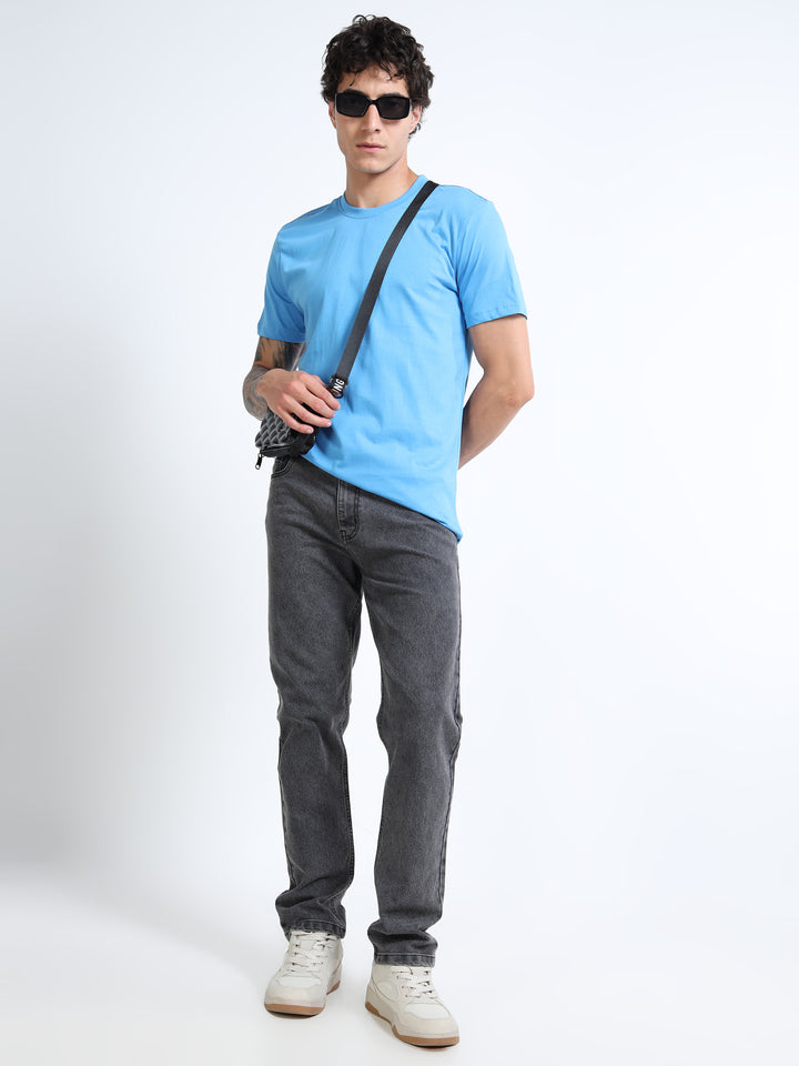 LE 03 Crew T-shirt - Light Blue
