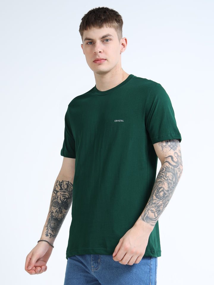LE 03 Crew T-shirt - Pine Green
