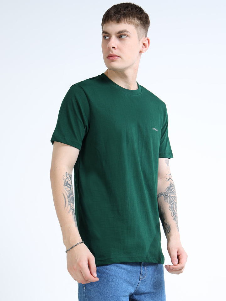 LE 03 Crew T-shirt - Pine Green