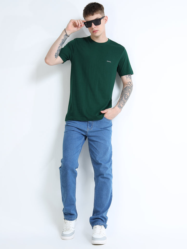 LE 03 Crew T-shirt - Pine Green