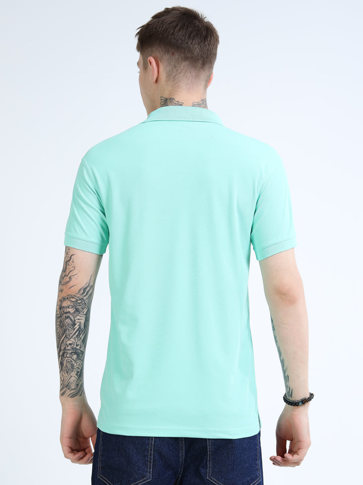 DK 01 Driknit Microfiber Polo Tshirt - Ice Green