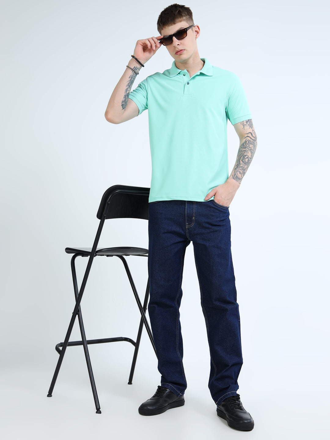 DK 01 Driknit Microfiber Polo Tshirt - Ice Green