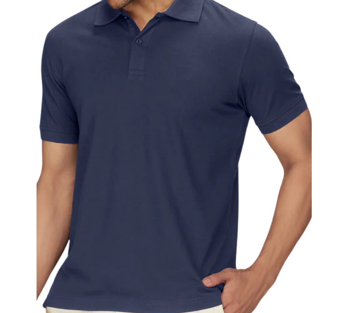 LE 01 Polo T-Shirt-(NAVY)