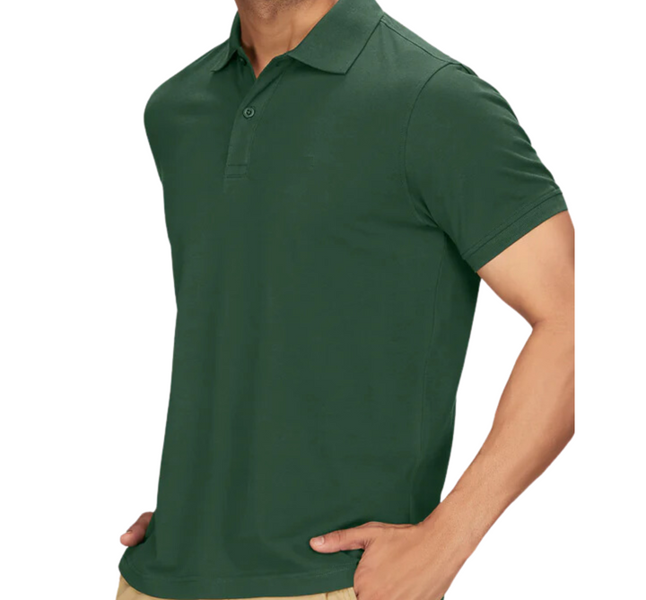 LE 01 Polo T-Shirt-(OLIVE GREEN)