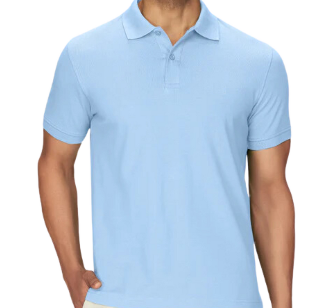 LE 01 Polo T-Shirt-(LIGHT BLUE)