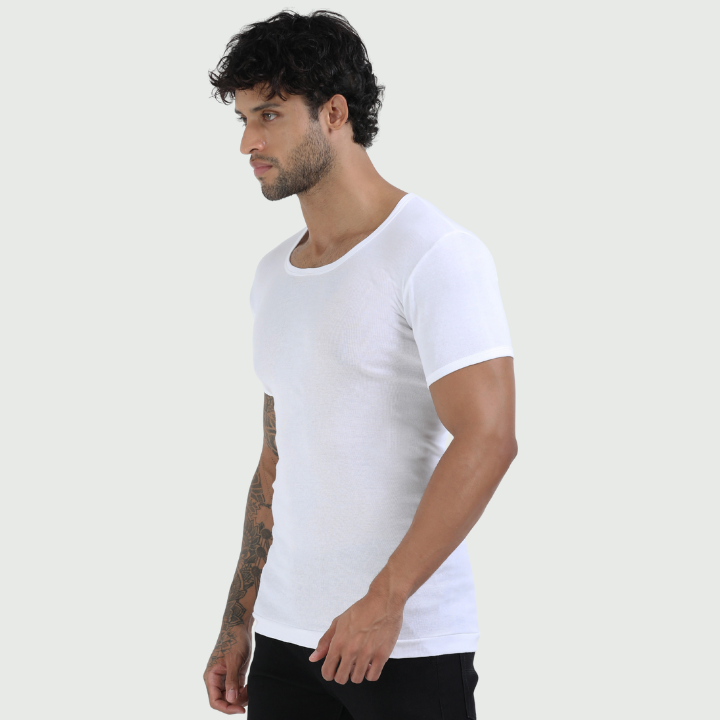 CA 305 Rib Half Sleeve Vest  RNS (Pack of 5)
