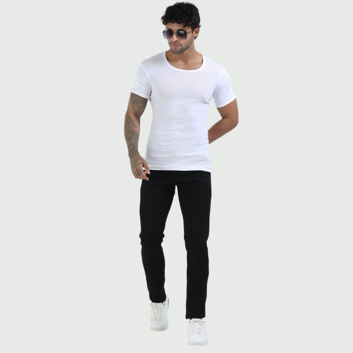 CA 305 Rib Half Sleeve Vest  RNS (Pack of 5)