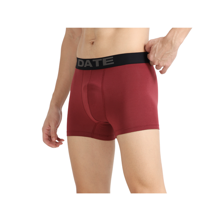 Date Modal Elastane Men's Trunks (Pack of 5)- Assorted