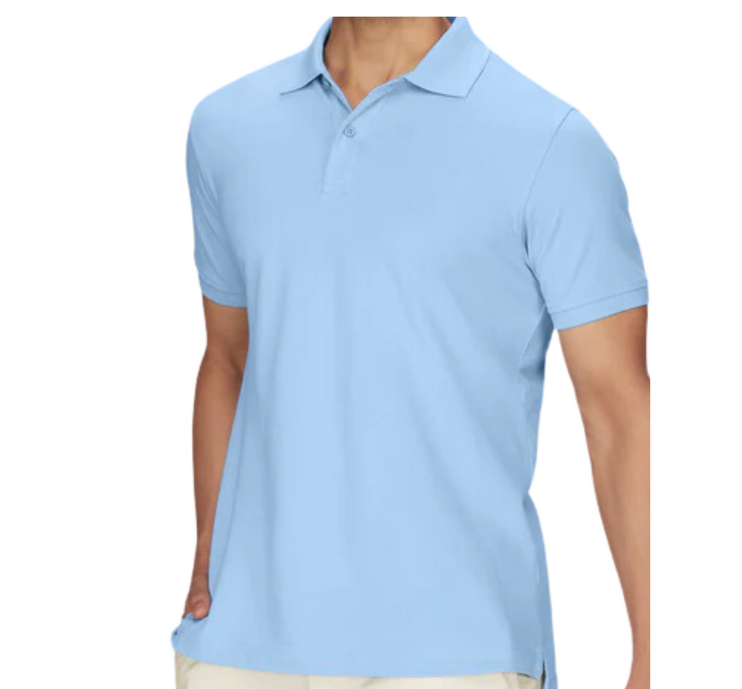 LE 01 Polo T-Shirt-(LIGHT BLUE)