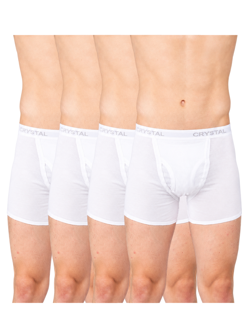 Rib Trunks - White (Pack of 4)