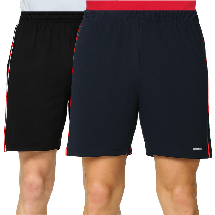 Knit Shorts - (Black , Navy)