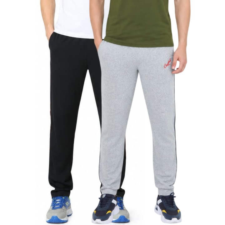 BU-37 Basic Track Pant Slim Fit (Pack of 2) Assorted